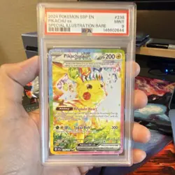Pokemon Pikachu ex Special Illustration Rare Holo Card Sv08 238/191 200 HP - Image 1