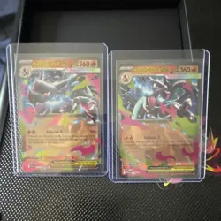 Pokemon Mega Charizard X EX Holo Lot 2 Cards PFLN MEP 013/094 029 NM or Better - Image 1