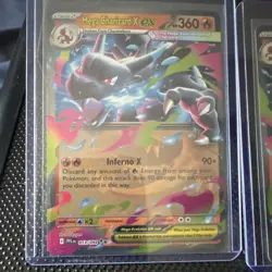 Pokemon Mega Charizard X EX Holo Lot 2 Cards PFLN MEP 013/094 029 NM or Better - Image 2