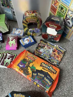 Big Lot of Pokemon Cards and Tins Bundle Pokemon TCG Cards Various Sets Job Lot - Image 5