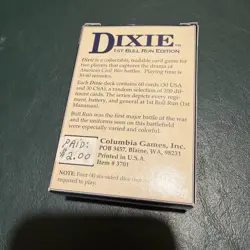 DIXIE BULL RUN 1861 FIRST EDITION STARTER CARD GAME FACTORY SEALED DECK - Image 3