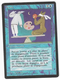 ►Magic-Style◄ MTG - Stasis - French Revised FBB - Good - Image 1