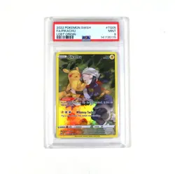 Pokemon 2022 SWSH Full Art Pikachu Lost Origin #TG05 PSA Mint 9 - Image 1