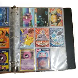 Topps Chrome Pokemon Cards lot Charizard Pikachu Holo and Boxed Trivia Cards - Image 2