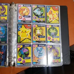 Topps Chrome Pokemon Cards lot Charizard Pikachu Holo and Boxed Trivia Cards - Image 4