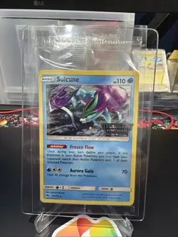 Suicune 59/214 Lost Thunder Legendary Pokemon Stamped Promo Sealed Pokemon Card - Image 1