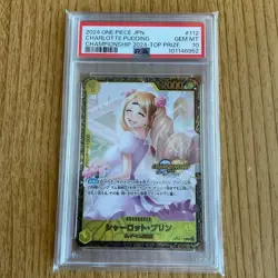 PSA 10 Charlotte Pudding OP03-112 Championship 2024 ONE PIECE Card Japanese - Image 1