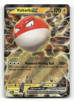 Voltorb ex 058/217 - ME: Ascended Heroes - Pokemon Card NM/M - Image 1