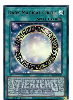 Yugioh Dark Magical Circle LDS3-EN093 Red Ultra Rare Near Mint 1st Edition - Image 1