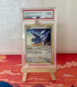 2010 POKEMON HEARTGOLD & SOULSILVER PROMO COSMOS HOLO #HGSS11 LATIOS PSA 8 ✨ - Image 1
