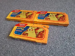 3x Pokemon TCG Back to School Pencil case BRAND NEW AND SEALED CHEAP boxed tin - Image 2