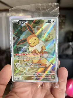Pokemon Eevee TCG 173 Holo Promo Prismatic Evolutions Factory Sealed - Image 2