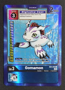 Digimon Card Game Gomamon EX1-012 Alt Art Classic Collection Near Mint - Image 1
