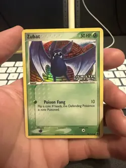 Pokemon 2005 Delta Species 88/113 Zubat Reverse Holo - Image 1