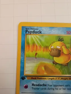 Psyduck 53/62 Fossil Regular 1st Edition Pokemon WOTC LP - Image 3