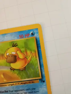 Psyduck 53/62 Fossil Regular 1st Edition Pokemon WOTC LP - Image 4