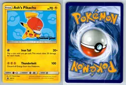 Ash's Pikachu - SM114 Promo Sun & Moon Promo Pokemon LP - Image 3