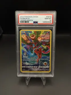 Pokemon Deoxys GG12/GG70 Crown Zenith Ultra Rare Full Art Holo PSA 10 - Image 1