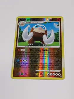 2008 Pokemon Diamond & Pearl Stormfront Mamoswine Reverse Holo #21/100 - Image 1