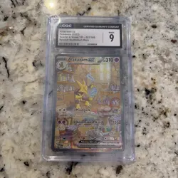 Pokemon 151 - Alakazam ex 201/165 - SIR - CGC 9 Mint - Image 1