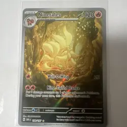 Pokemon Ninetales 199/197 Obsidian Flames Illustration Rare Holo 2023 - Image 1