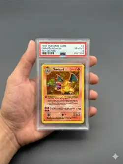 1999 Pokemon 1st Edition Charizard Holo Shadowless #4 PSA 1 Good Base Set Grail - Image 5