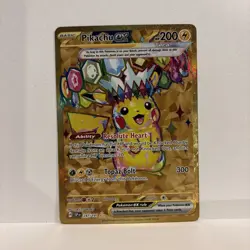 2024 Pokemon—Pikachu ex #247/191 Surging Sparks—Hyper Rare Holo - Image 3