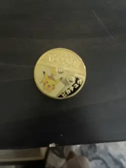 Pokemon Silver Plated TCG Coins Pikchu With Case!!! - Image 5