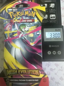 Pokemon TCG Mega Evolution HEAVY 33.00g! Sleeved Booster Pack -Possible GODU! - Image 1