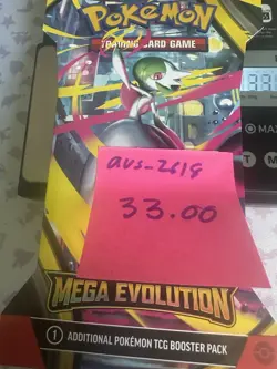 Pokemon TCG Mega Evolution HEAVY 33.00g! Sleeved Booster Pack -Possible GODU! - Image 3