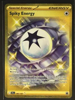 Pokemon TCG Spiky Energy 190/159 Sv09: Journey Together Holo - Image 1