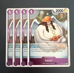 One Piece Satori OP15-066 R Foil Playset (x4) Adventure on Kami's Island - Image 1