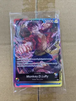 MONKEY D LUFFY | PROMO | P-043 | ENGLISH | 2nd Year Anniversary Sealed One Piece - Image 2