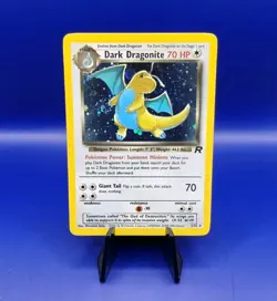Dark Dragonite 5/82 Team Rocket Holo Rare Pokemon Card 1999 WOTC TCG Pokemon NM - Image 1