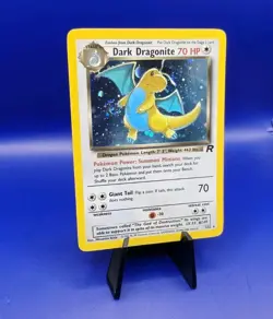 Dark Dragonite 5/82 Team Rocket Holo Rare Pokemon Card 1999 WOTC TCG Pokemon NM - Image 3