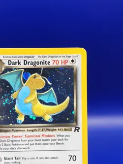Dark Dragonite 5/82 Team Rocket Holo Rare Pokemon Card 1999 WOTC TCG Pokemon NM - Image 5