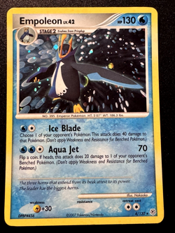 Empoleon 4/130 Diamond & Pearl Pokemon Card Holo Foil Rare MP - Image 1
