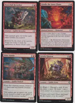 RED GOBLIN DECK-40 CARDS MTG MAGIC N-MINT LORWYN ECLIPSED- 20 NEW FOILS E-20 - Image 1