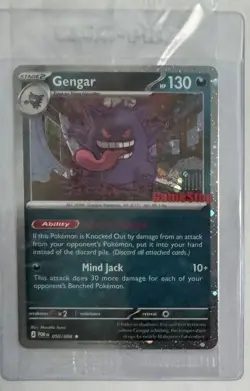 Pokemon Gengar GameStop Stamp Promo Card 050/088 New Sealed!! - Image 1