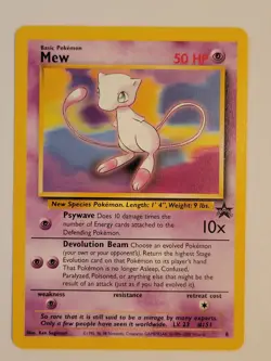 Mew 8 Non Holo WoTC Promo - Pokemon Card - NM Non-Played - Image 1