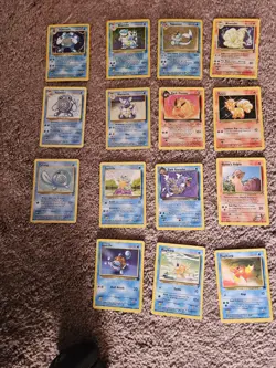 Pokemon TCG Vintage Lot Wizards of the Coast 38 Cards Base Set Team Rocket Foss… - Image 1