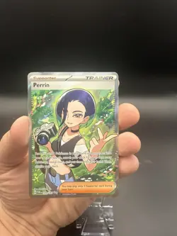 Pokemon Perrin 209/167 Sv06 Full Art Holo Ultra Rare Trainer Card - Image 1
