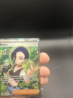 Pokemon Perrin 209/167 Sv06 Full Art Holo Ultra Rare Trainer Card - Image 2