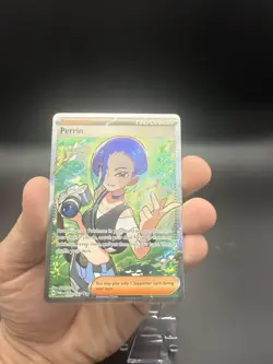 Pokemon Perrin 209/167 Sv06 Full Art Holo Ultra Rare Trainer Card - Image 3