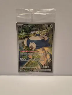Snorlax SVP EN 051 Black Star Promo Scarlet & Violet Pokemon 151 Card Sealed - Image 1