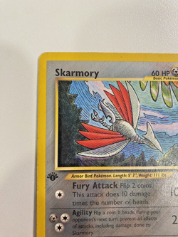Skarmory 23/64 1st Edition Neo Revelation Regular MP - Pokemon Card - Image 4