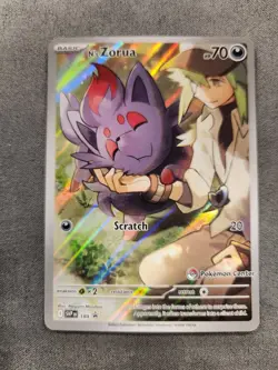N's Zorua - 189 (Pokemon Center Exclusive) 189 Sv: Scarlet & Violet Promo Cards - Image 1
