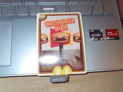 CHEESEBURGER CHAIR 15/24 McDonalds Trading Card 2026 UnRedeemed NEW Free postage - Image 1