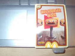 CHEESEBURGER CHAIR 15/24 McDonalds Trading Card 2026 UnRedeemed NEW Free postage - Image 2