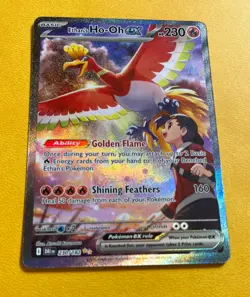 Pokemon TCG Ethans Ho-Oh EX Card Destined Rivals 230/182 - Image 3